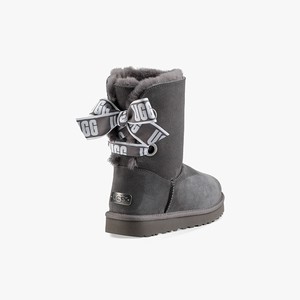 Ugg Customizable Bailey Bow Short Klassiska Stövlar Dam Grå (786231XCP)